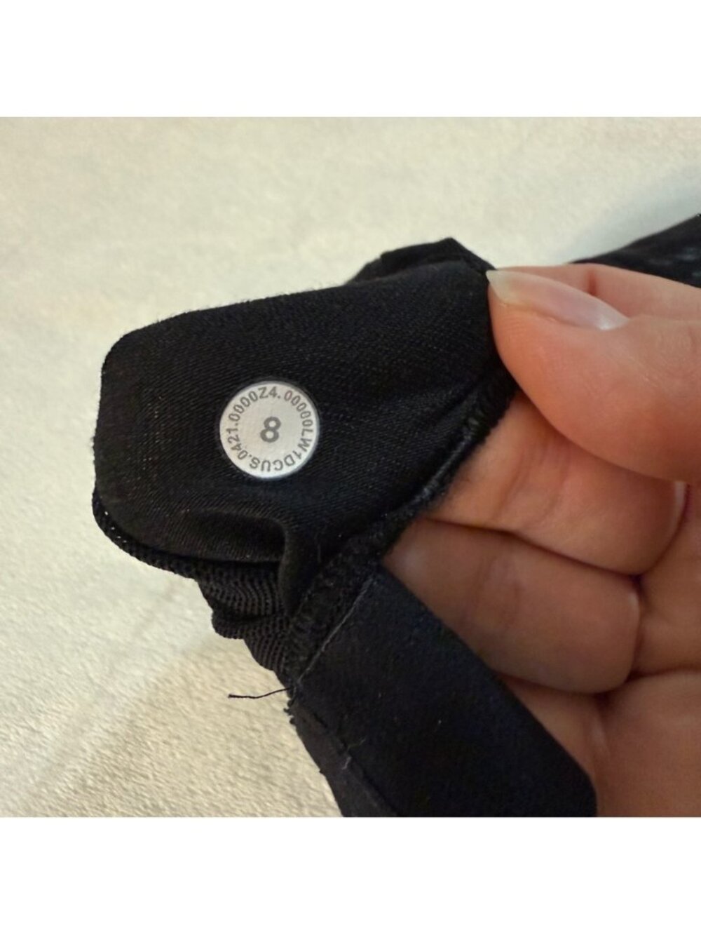 Lululemon Invigorate Training Tank Top in Shapeshifter Foil Black Size 8 - Picture 7 of 7